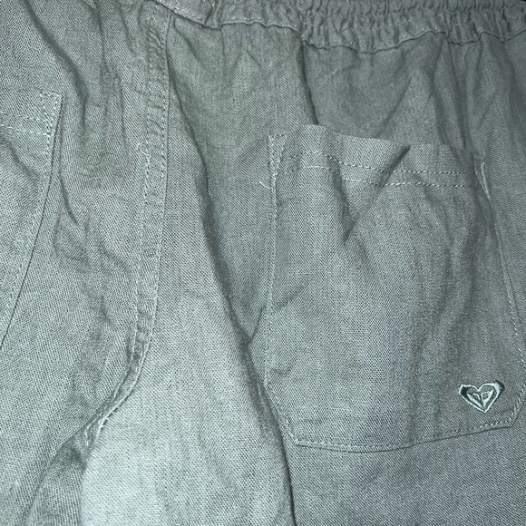 New Roxy Oceanside Pants Drawstring Pull On Olive Green Women's Size XL NWT - Picture 7 of 10
